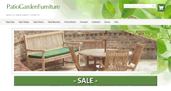 Desktop Screenshot of patio-gardenfurniture.co.uk